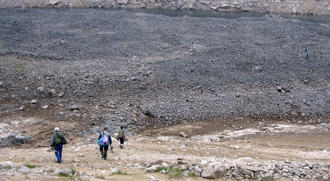 Descente au lac de la Palisse